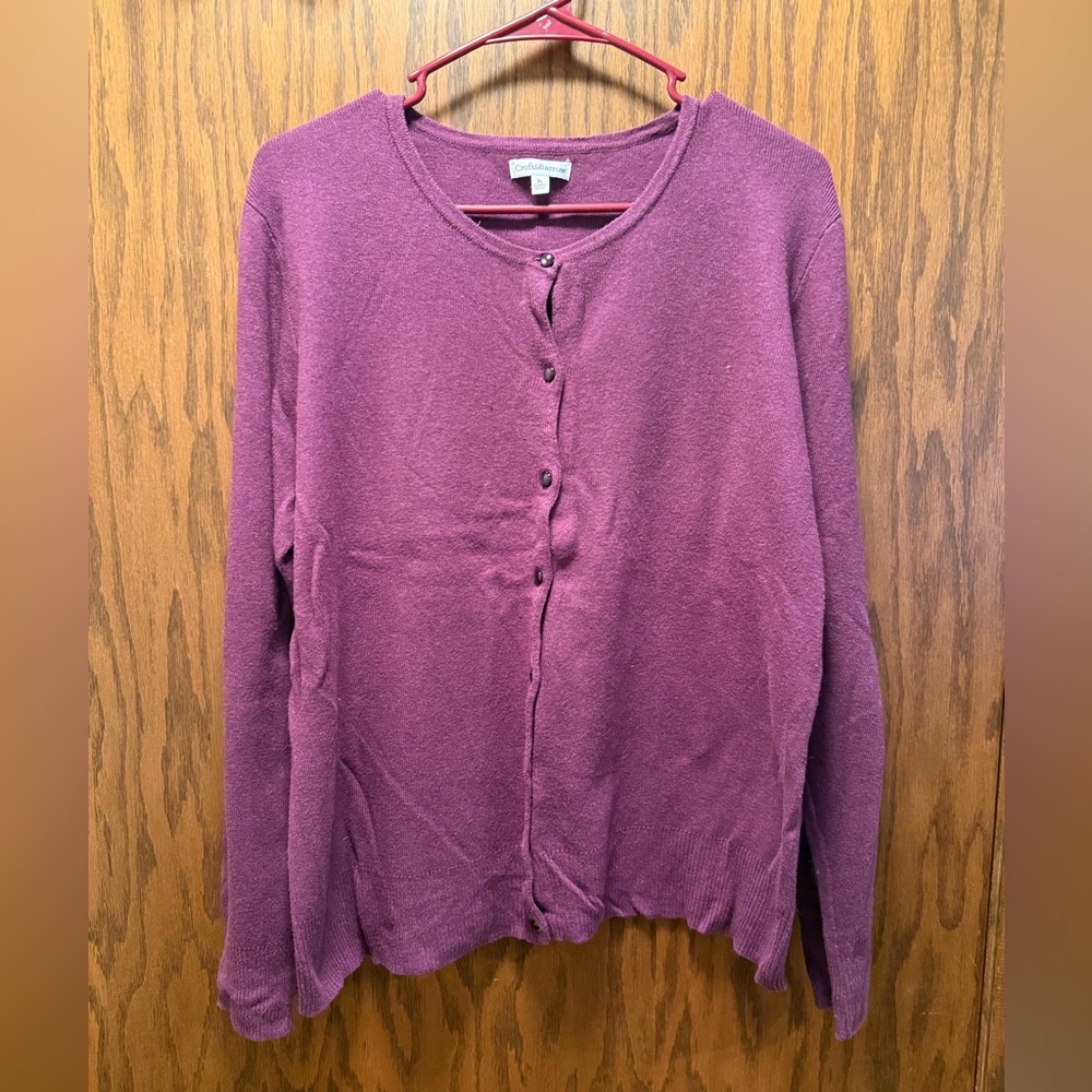 Croft & Barrow Plum Sweater